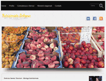 Tablet Screenshot of nutrizionista-bologna.it